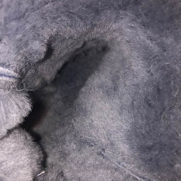 Ross & Snow Gemma Shearling  Stonewashed suede leather bootie slippers - Picture 14 of 16